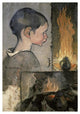 "Profile of a Child (Profil d'Enfant)" Paper Print by Louis Anquetin, 17"x24"