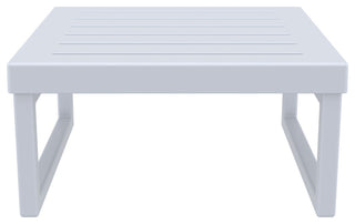 Mykonos Square Coffee Table Silver