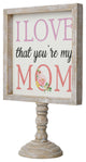 11.5" Wooden Mother's Day Table Decor