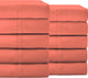 Bare Home Bulk Microfiber Sheet Set, Coral, Queen