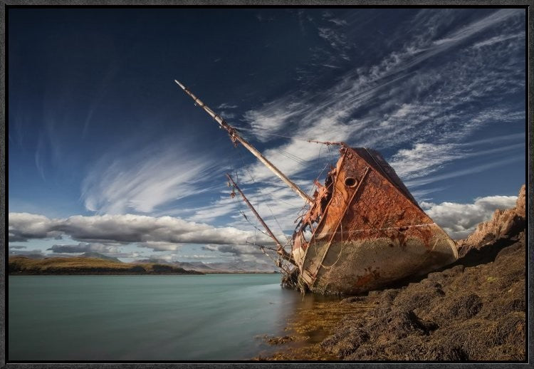 "Final Destination" Framed Canvas Giclee by Thorsteinn H. Ingibergsson, 25x17"