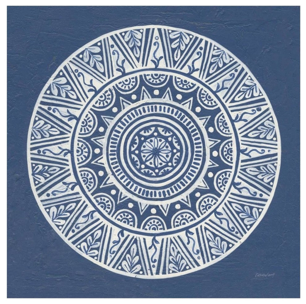"Circle Designs III" Digital Paper Print by Kathrine Lovell, 20"x20"