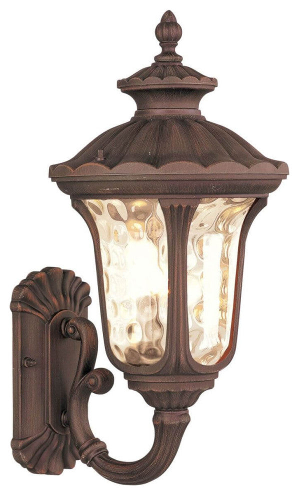 Livex Oxford 1 Light 18" Tall Outdoor Wall Lantern, Imperial Bronze