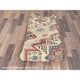 Pale Goldenrod, Special Kazak 100% Wool Hand Knotted Oriental Rug, 8'x7'9"