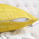 Serenta Textured Velvet Pillow Shell, Set of 4, Sulphur
