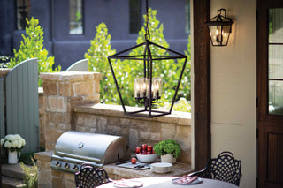 Hinkley Alford Place 17.5" Md Outdoor Wall Mount Lantern, Oil Rubbed Bronze