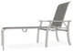 St. Catherine Sling 4-Position Outdoor Chaise Lounge, Sicily/Warm Gray