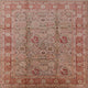 Ahgly Company Indoor Square Mid-Century Modern Area Rugs, 8' Square