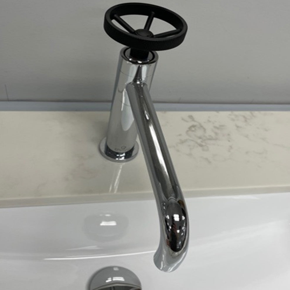 Eviva Enza Single-Hole Chrome Bathroom Faucet