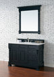 James Martin 147-114-5236-3WZ 48" Antique Black Vanity  w/ 3 CM Zeus Quartz Top