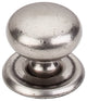 Victoria Knob with Backplate - Pewter Antique, TKM25