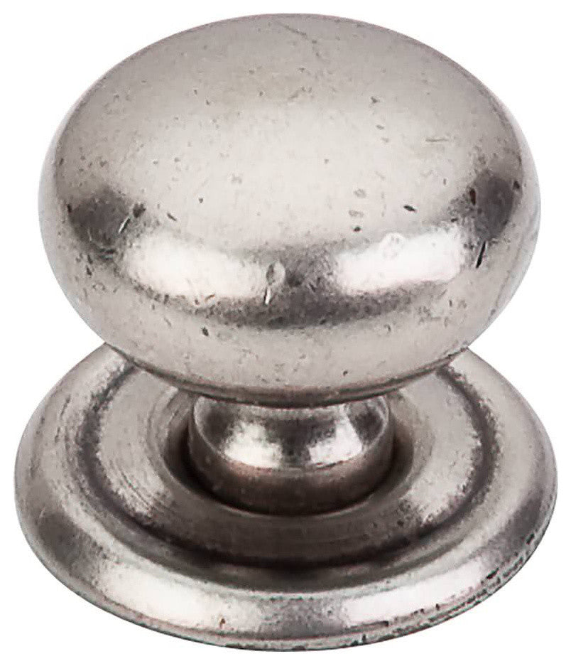 Victoria Knob with Backplate - Pewter Antique, TKM25