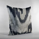 Plutus Velvet Glamour Black, Gray, Cream Handmade Luxury Pillow, 20"x20"