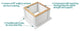 Smithsonian Columbia Vinyl Cupola With Copper Roof by Good Directions, 30" X 51"