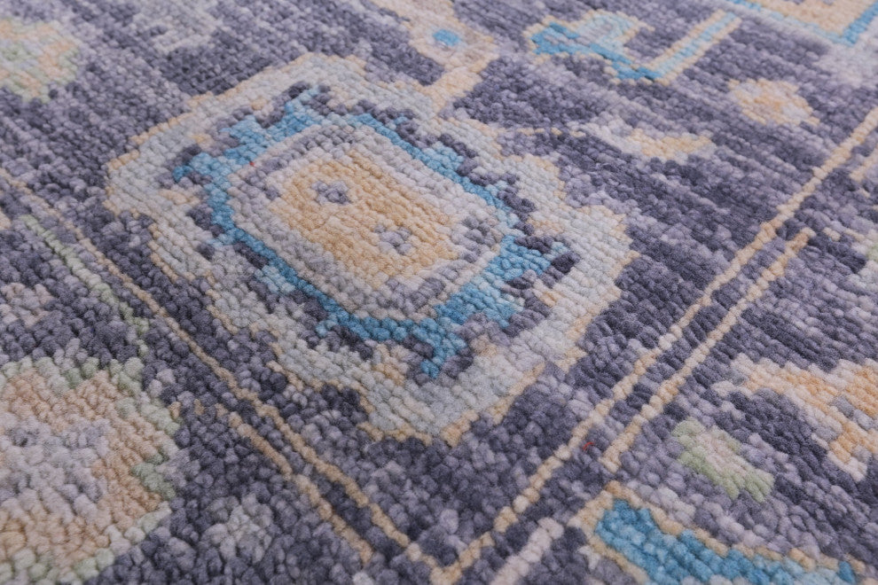 4' 1" X 12' 2" Runner Turkish Oushak Handmade Wool Rug - Q15005