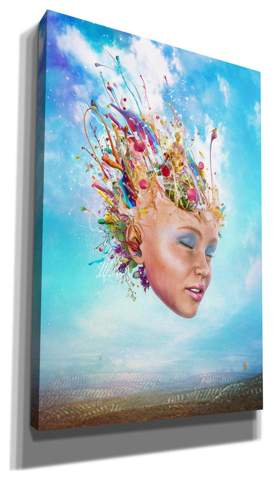 Cortesi Home "Muse" by Mario Sanchez Nevado, Giclee Canvas Wall Art, 12"x18"