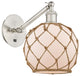 Innovations 317-1W-SN-G121-8RB 1 Light Sconce, Brushed Satin Nickel