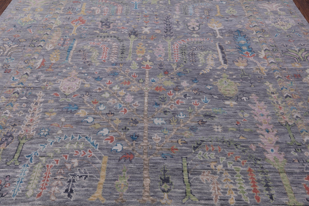 8' 11" X 12' 3" Turkish Oushak Handmade Wool Rug - Q13331