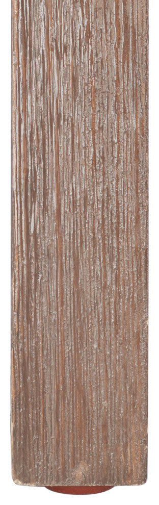 Safavieh Nerri Patio Shelf, Dark Walnut/Beige