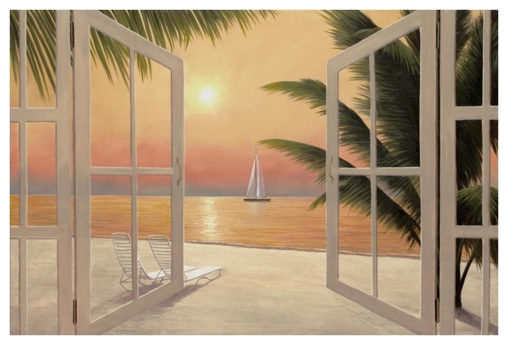"Beach Windows" Digital Paper Print by Diane Romanello, 50"x34"