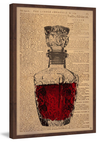 "Rose Wine" Framed Painting Print, 16"x24"