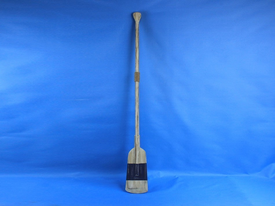 Wooden Rustic Squared Rowing Oar, King 50''