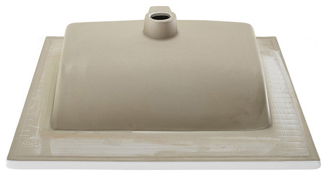 Ceramic Vanity Top 24" With Single Faucet Hole, Glossy White