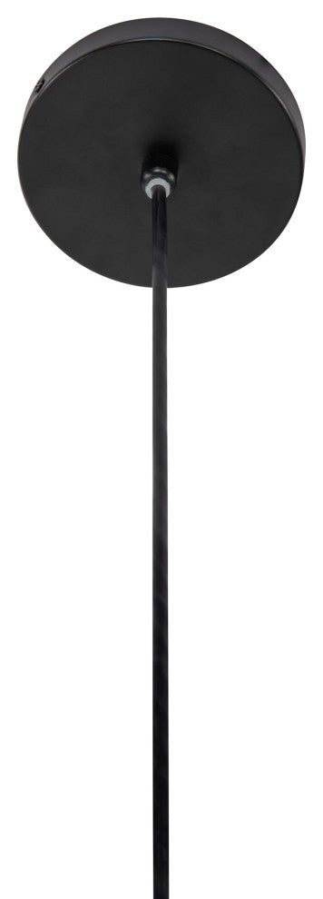 Luhu Open Weave Cane Rib Mini Bell Pendant Lamp, Natural, Small