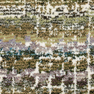 Aegina Gridwork Plaid Green/Multi Area Rug 7'10" x 10'10"