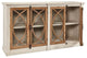 Chamblis 80" Fretwork Hutch Sideboard Server with Cremone Bolts