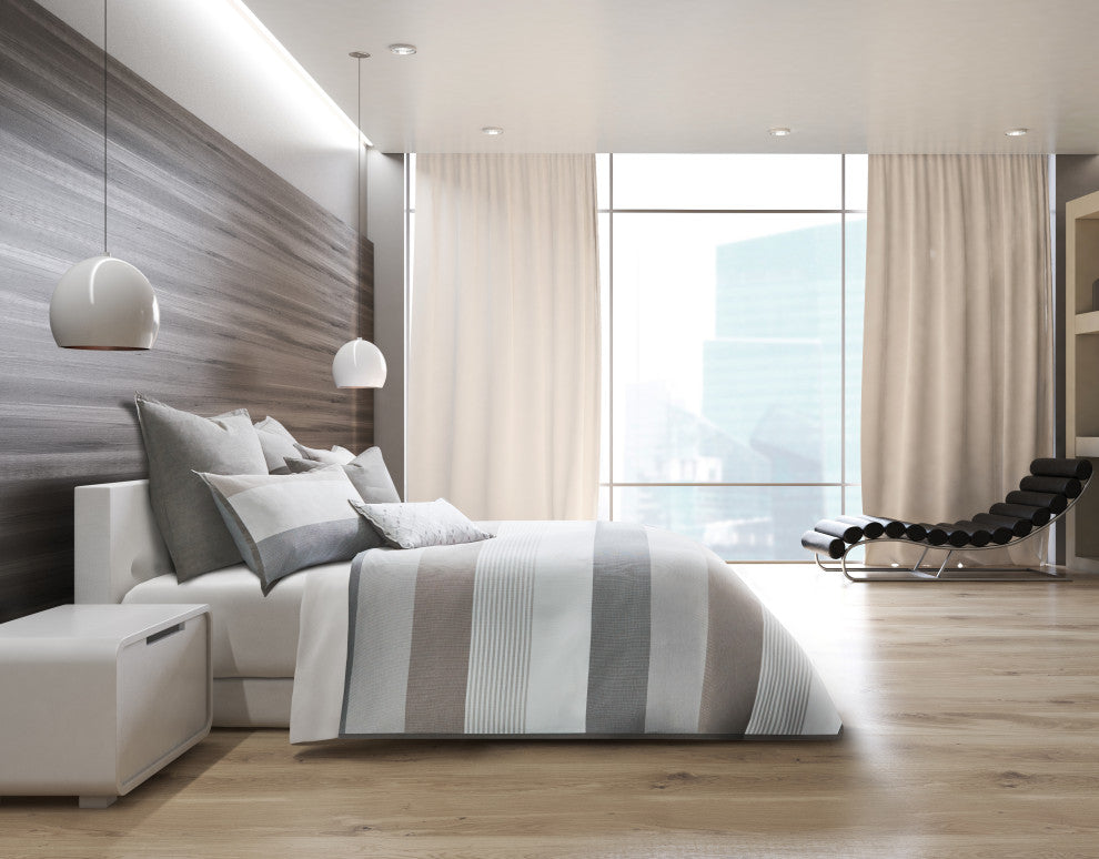Ultra 7-Piece Queen Duvet Set - Grey