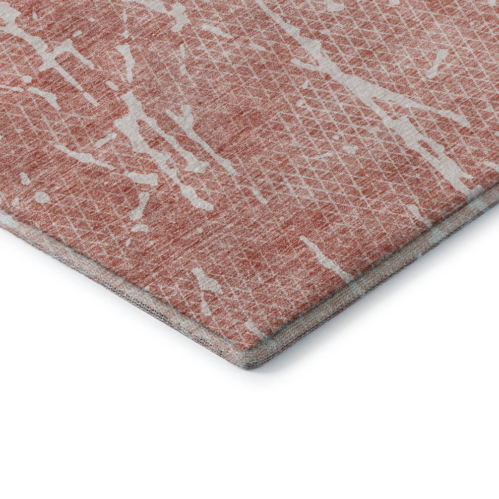 Premium Machine Washable Mayfield AMF628 Blush 2'3" x 7'6" Runner Rug