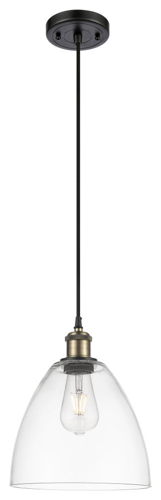 Innovations 516-1P-BAB-GBD-92-LED 1-Light Mini Pendant, Black Antique Brass