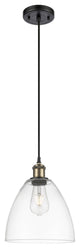 Innovations 516-1P-BAB-GBD-92-LED 1-Light Mini Pendant, Black Antique Brass