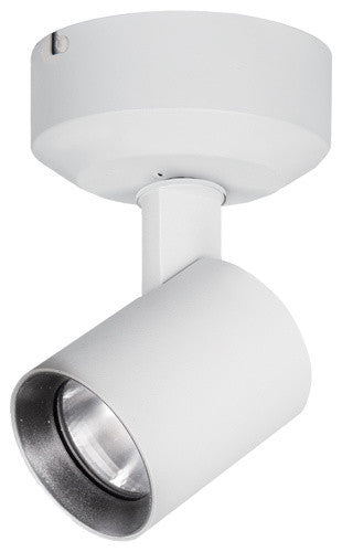 Lucio LED 10W Monopoint 3500K Flood Beam, White