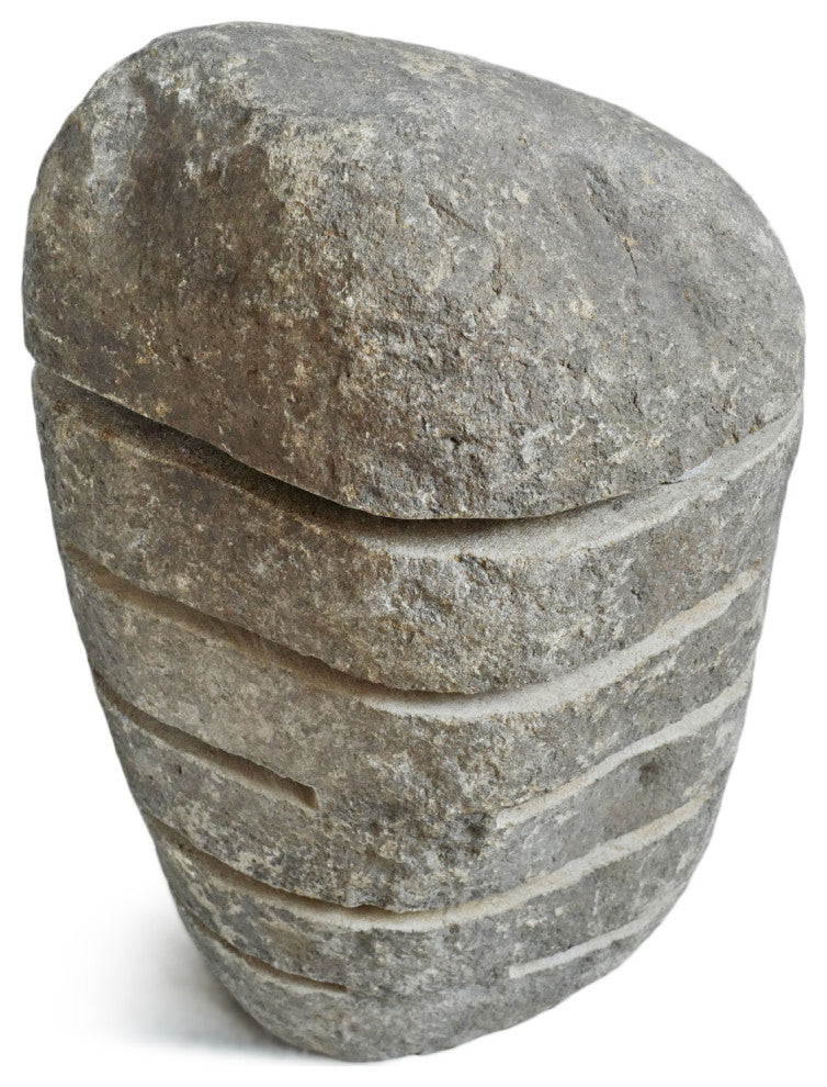 River Rock Garden Lantern, Large