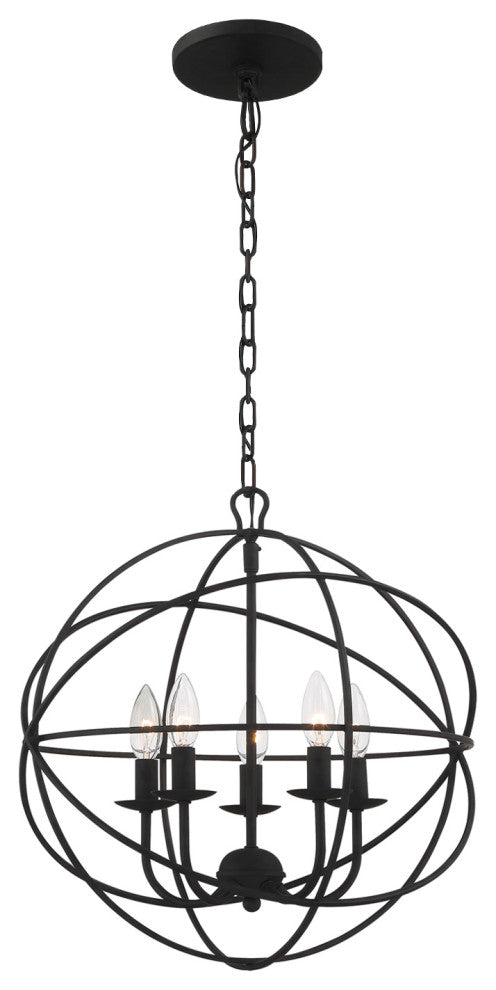 Elight 5 Light  Bronze Mini Chandelier