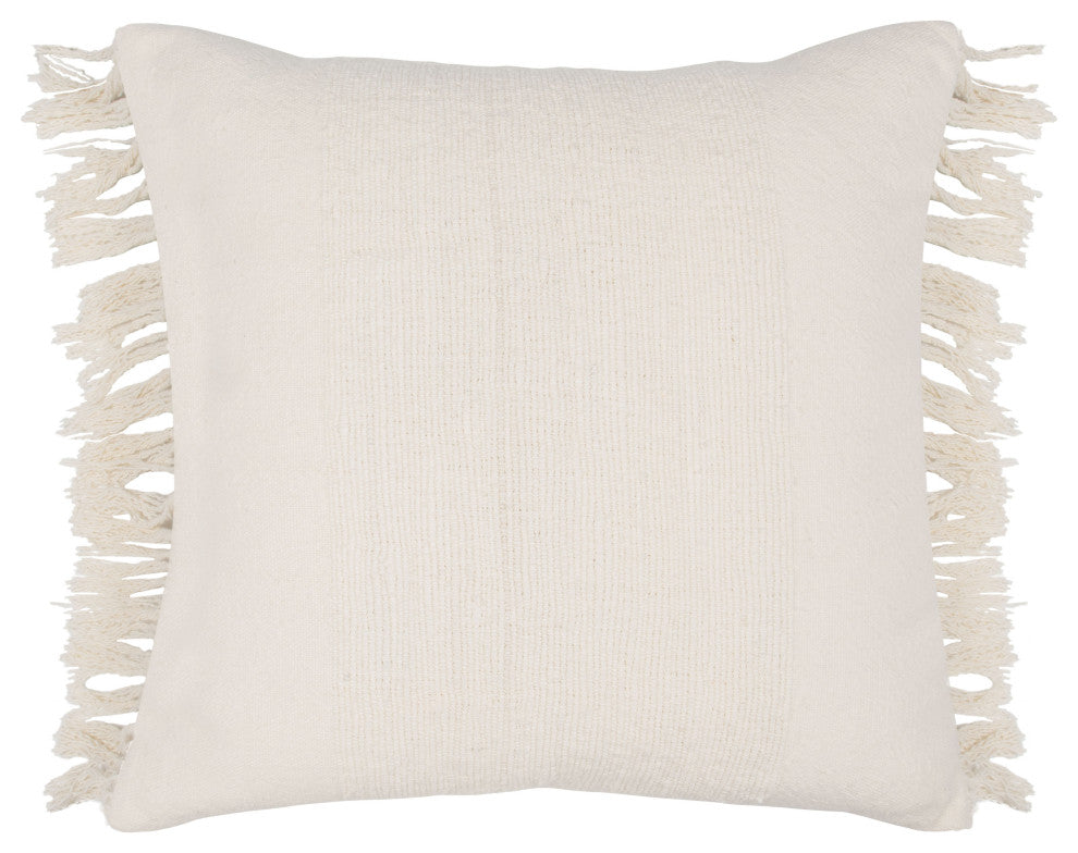 Volta 22x22 Linen Blend Fabric Throw Pillow