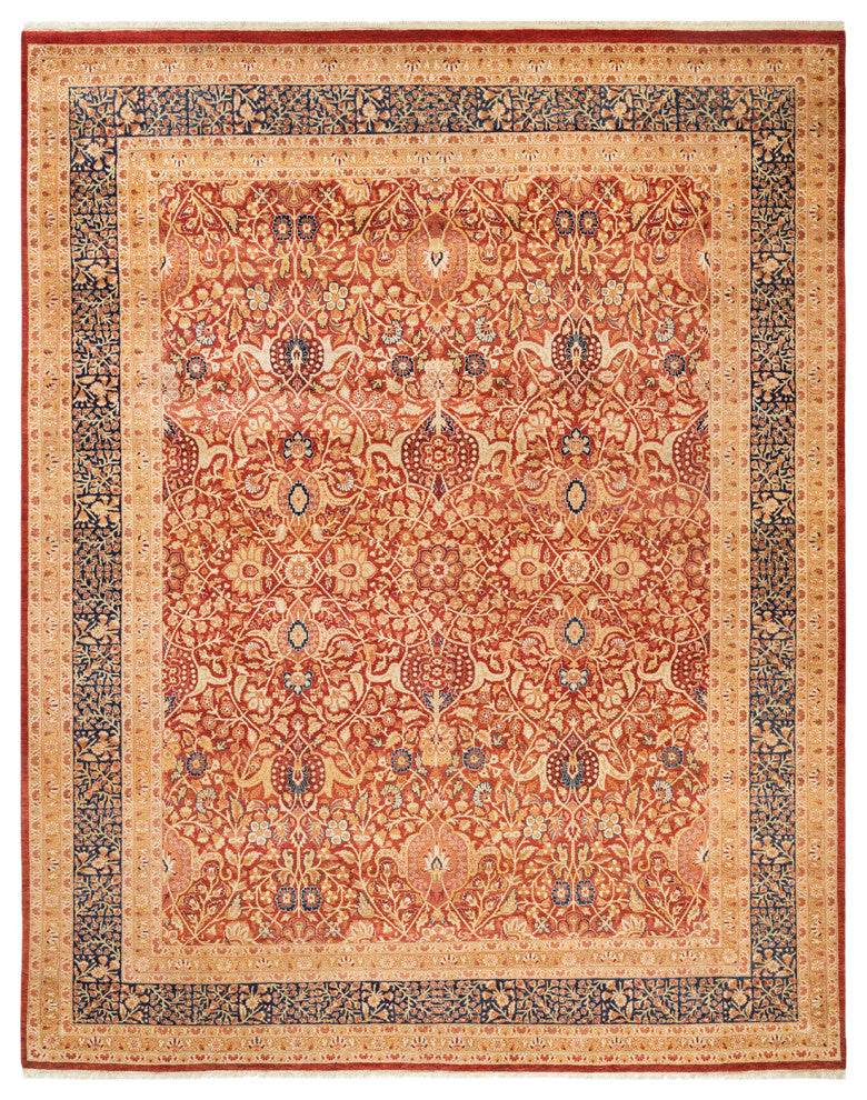 Mogul, One-of-a-Kind Hand-Knotted Area Rug Orange, 8'4"x10'5"