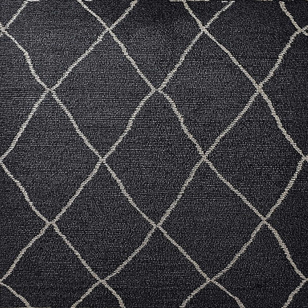 Ahgly Company Indoor Square Mid-Century Modern Area Rugs, 7' Square