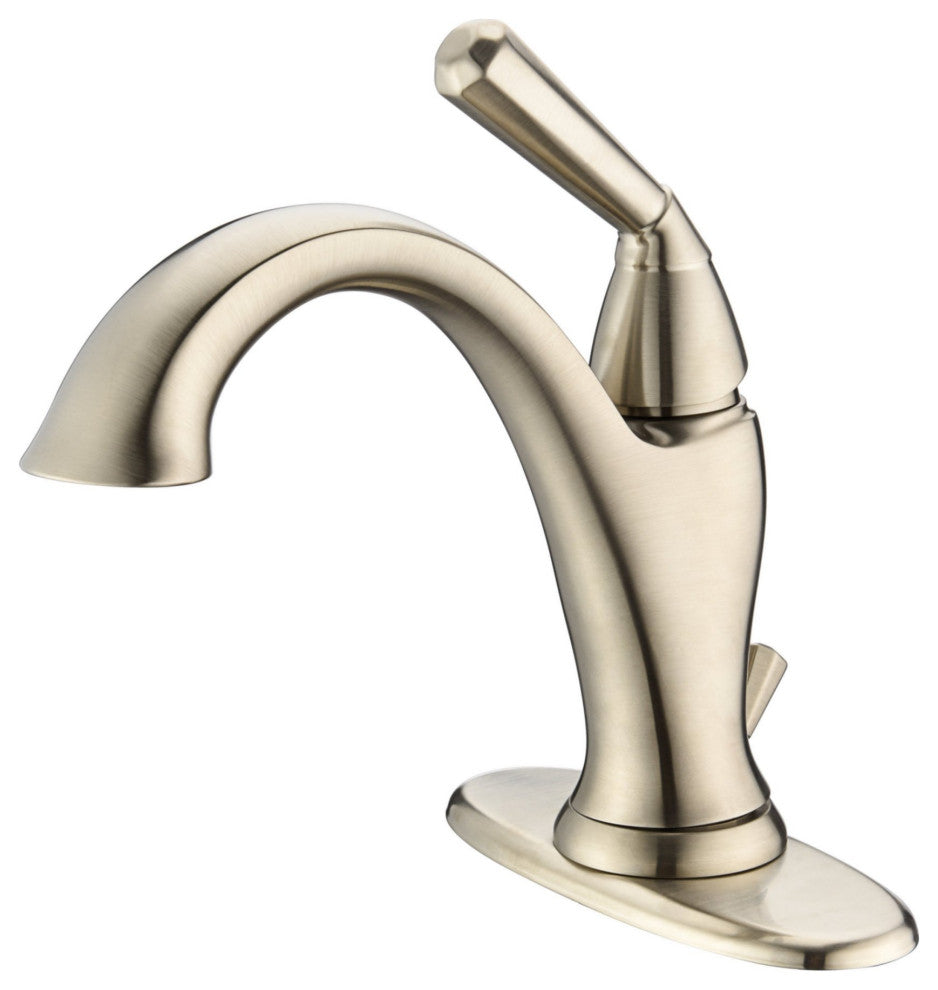 Ultra Faucets UF3521X Single Handle Bathroom Faucet, Brushed Nickel