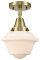 Innovations Lighting 447-1C-AB-G531 Small Oxford 1 Light 7.5" Flush Mount