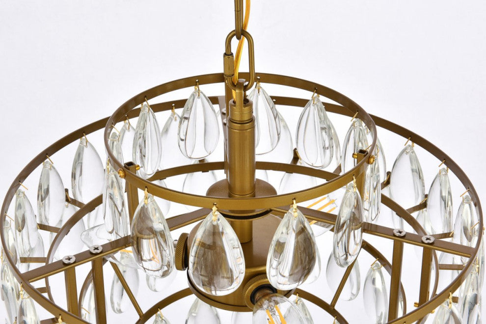 Murphy 14" Pendant, Brass
