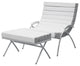 Modern Classics Classic Chair and Ottoman, White
