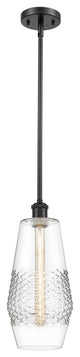 Innovations 516-1S-BK-G682-7-LED 1-Light Mini Pendant, Matte Black