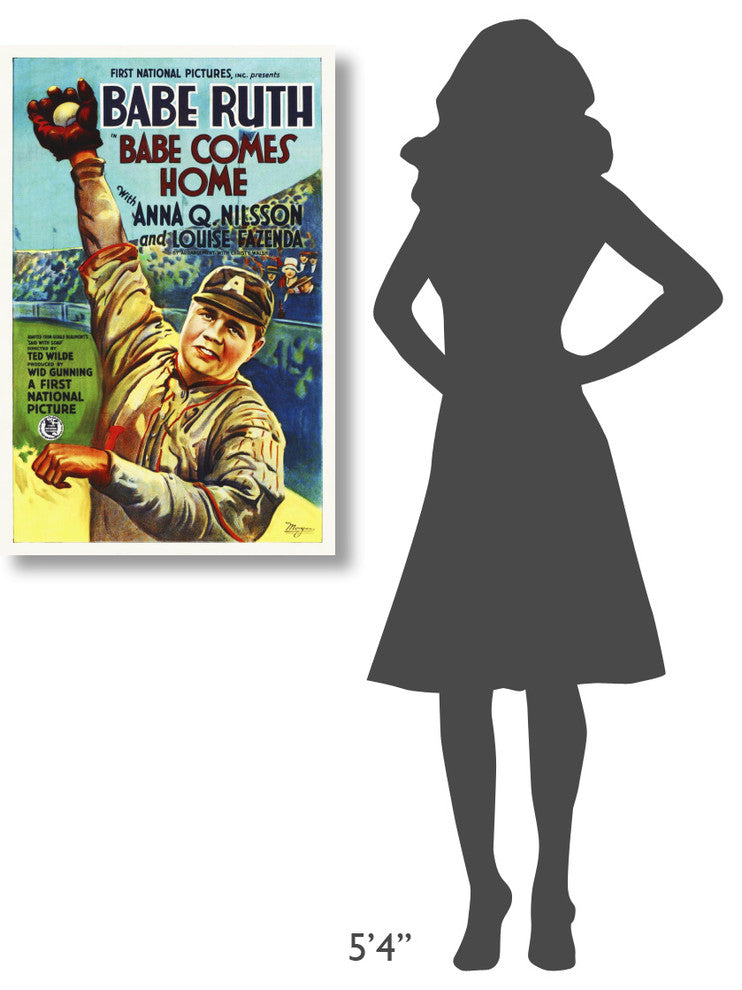 "Babe Comes Home" Stretched Canvas Giclee by Hollywood Photo Archive, 24x36"