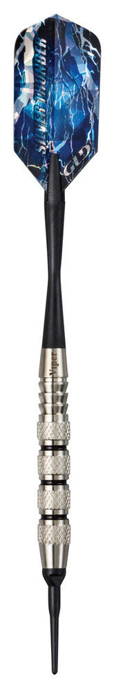 Viper Silver Thunder Soft Tip Darts, 4 Knurled Rings, 16 Grams