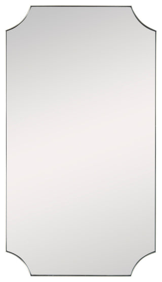 Uttermost Lennox Brass Scalloped Corner Mirror