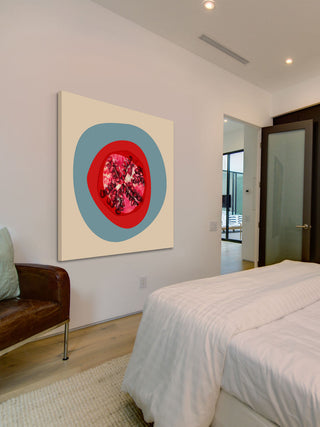 "September Pomegranate" Painting Print on Canvas by Irena Orlov