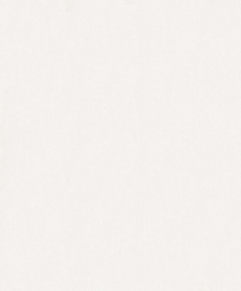 Plain Textured Wallpaper, Solid Wall, 32223, White, Sample